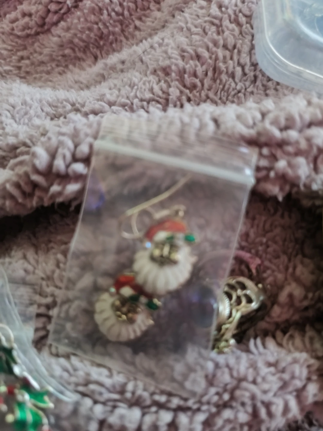 Assorted Christmas Earrings - Santa, Candy Cane, Mittens