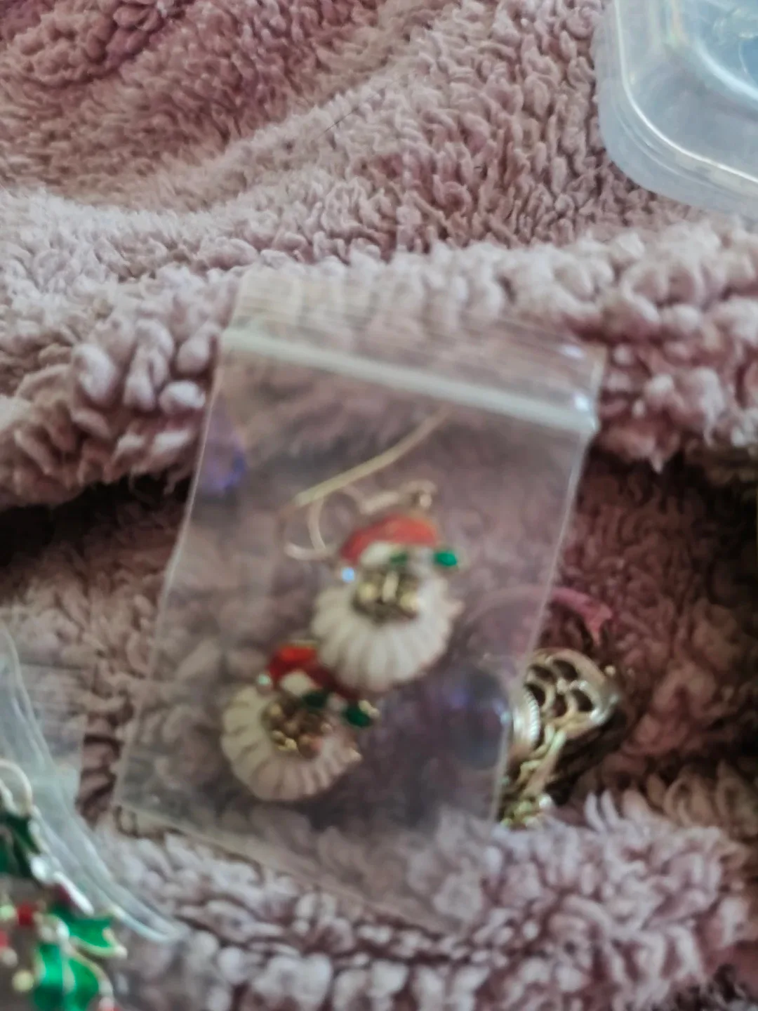 Assorted Christmas Earrings - Santa, Candy Cane, Mittens