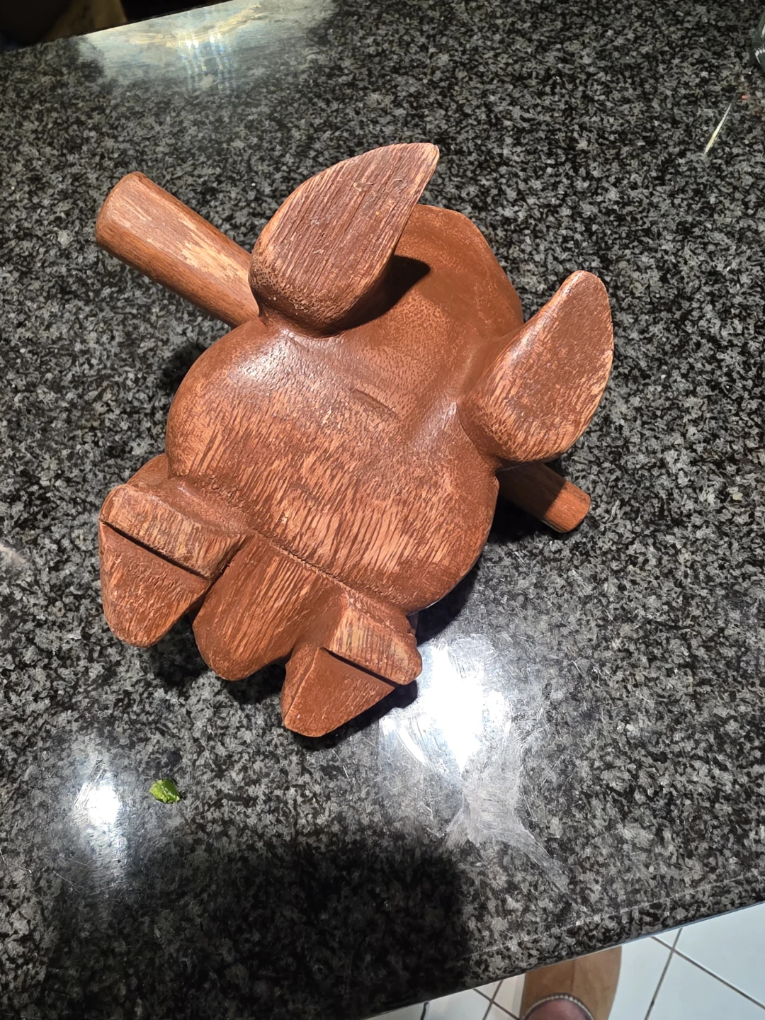 6" Wooden Frog Guiro Percussion Instrument - photo 4