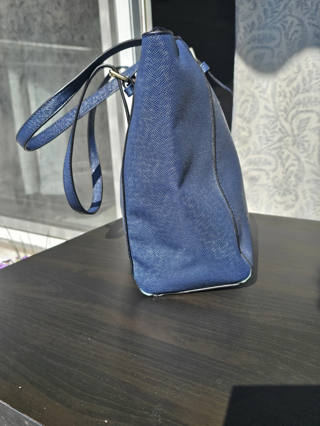 Coach Blue Pebble Leather Tote Bag - photo 5