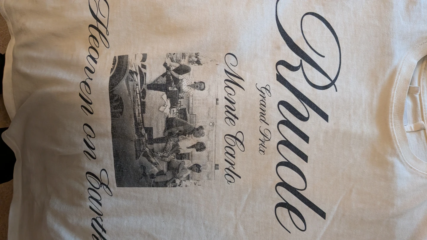 Rhude Monte Carlo Grand Prix T-Shirt 'S' - photo 2