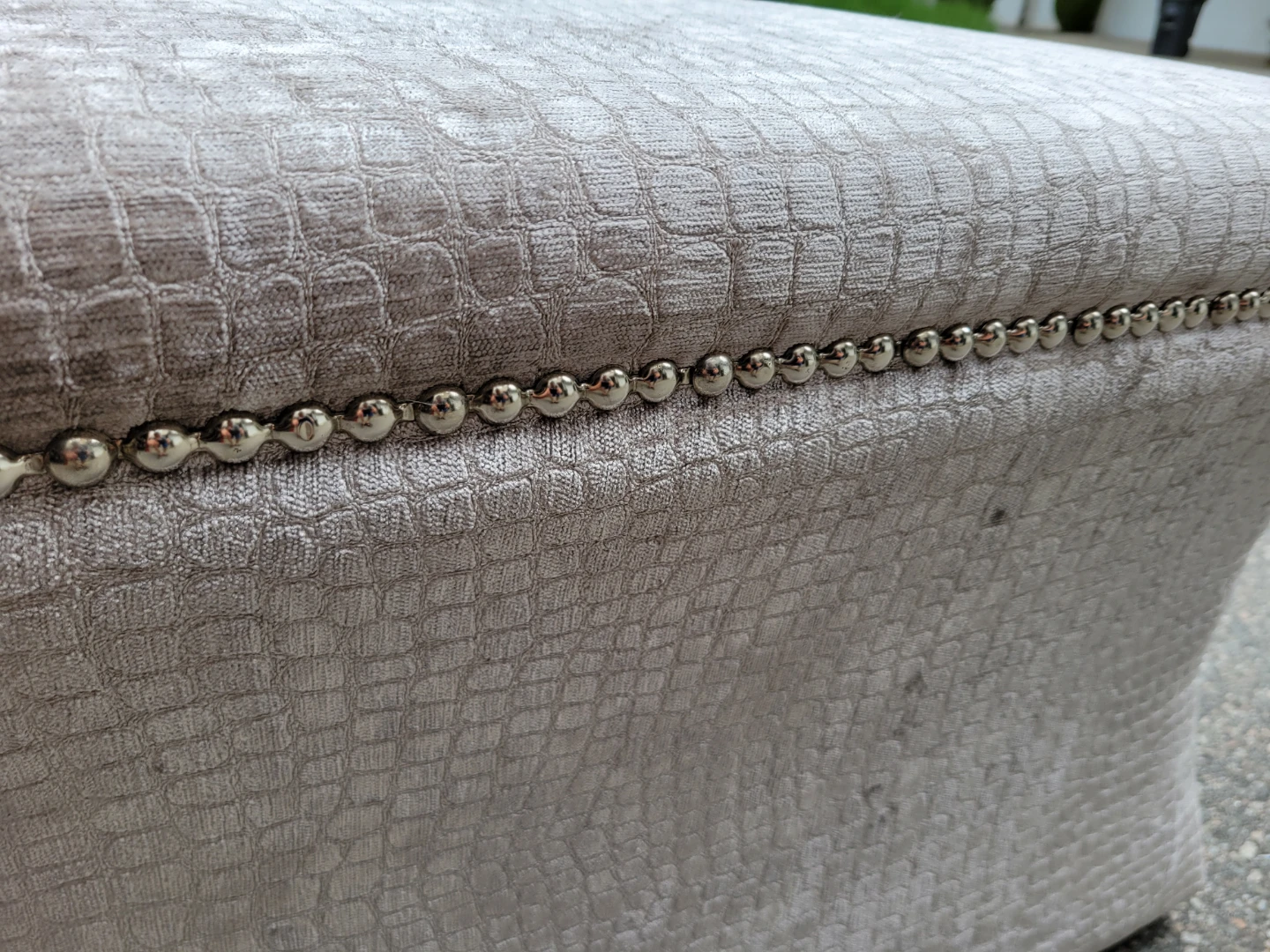 Beautiful Square Upholstered Ottoman - 24"x24" Top, 18" High - photo 4