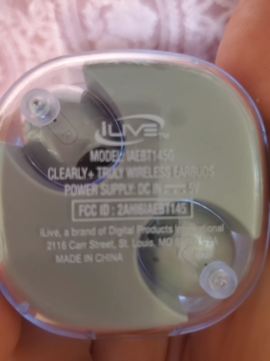 iLive IA-EBTT145G Clearly+ Truly Wireless Earbuds Charging Case - photo 5