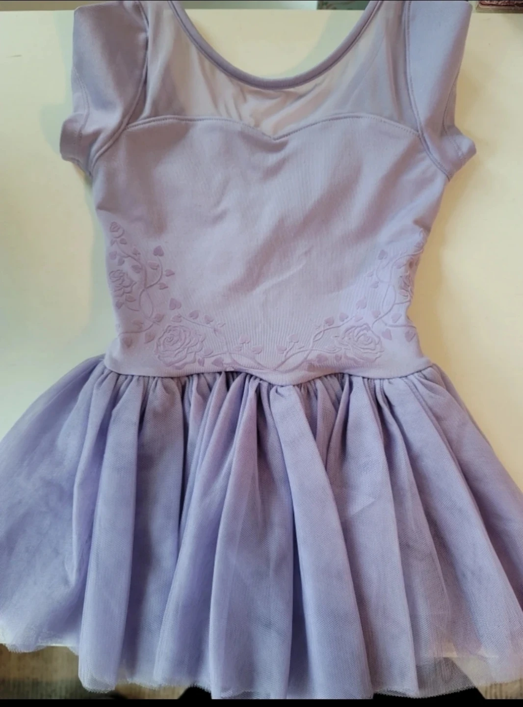 Bloch Ballet Leotard Tutu Dress Lilac Size 6-7