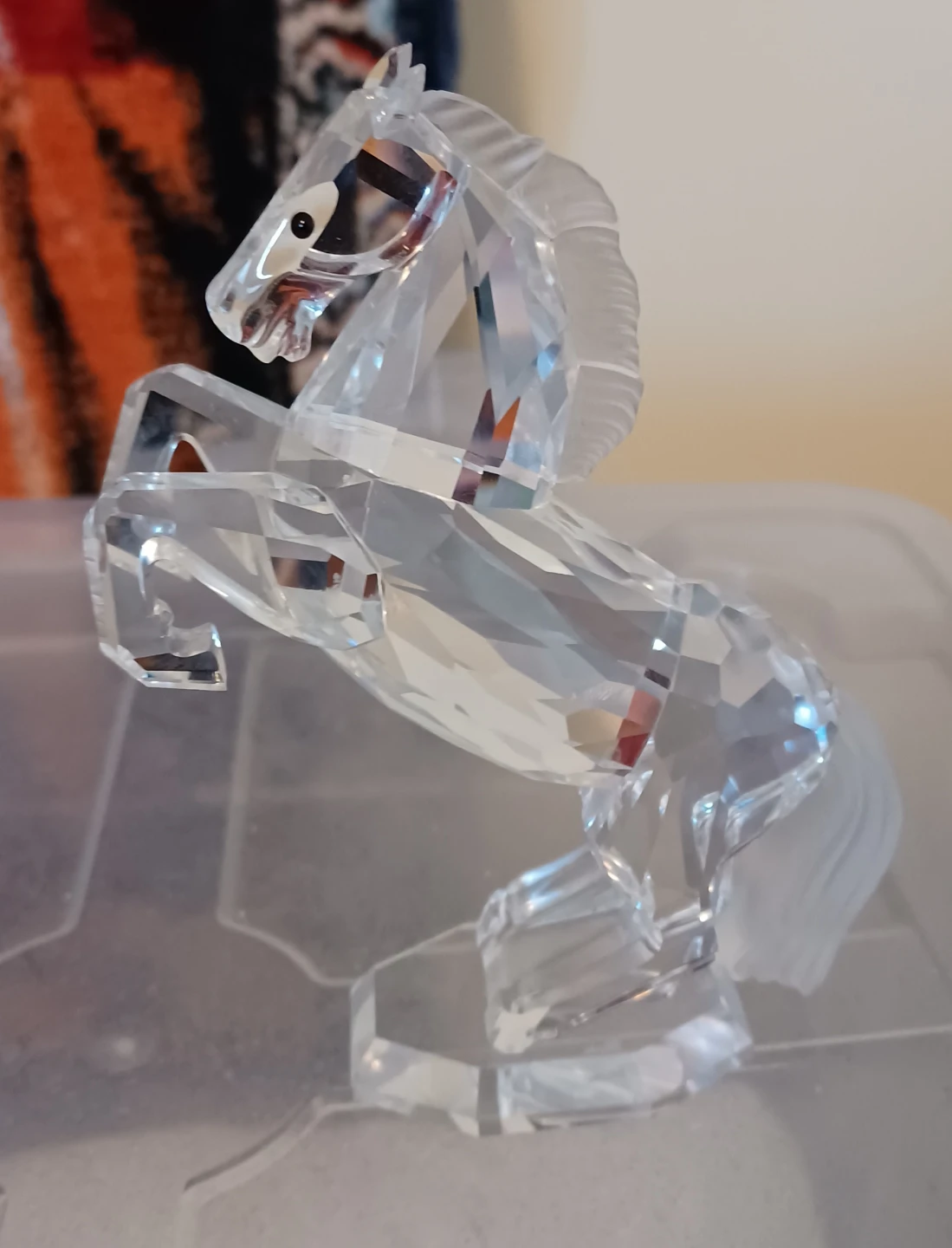 Swarovski Crystal Rearing Stallion Figurine