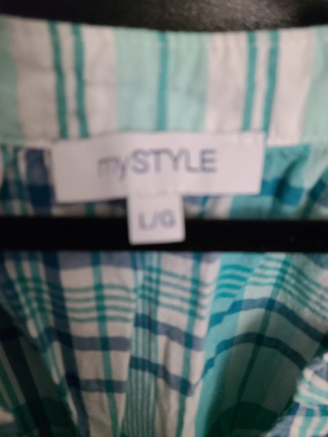 mySTYLE Plaid Blouse - Large - photo 2