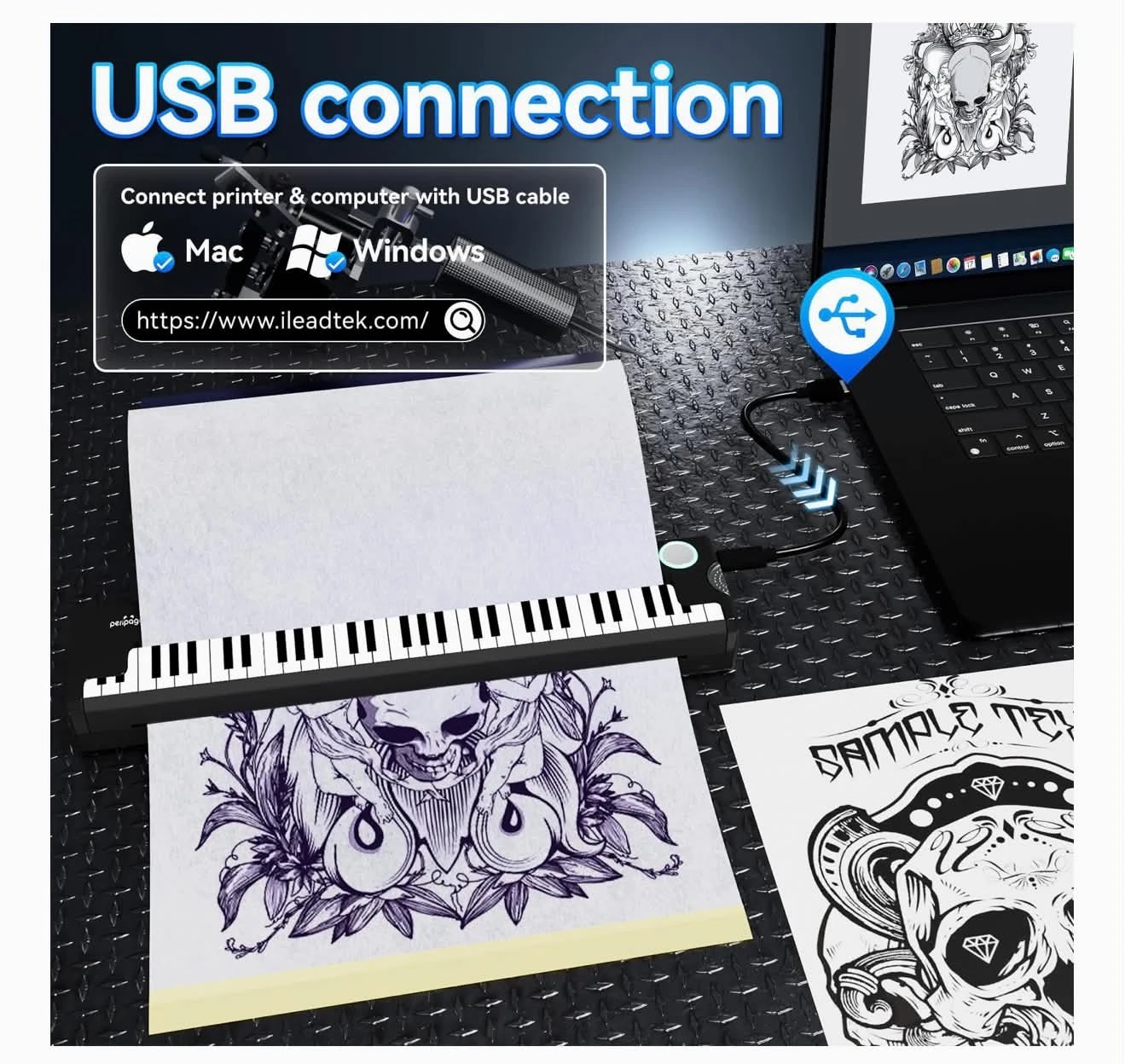 Wireless Inkless Tattoo Stencil Printer - photo 2