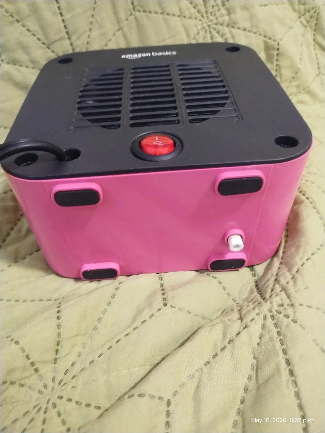 Amazon Basics Small Portable Heater - Pink - photo 3