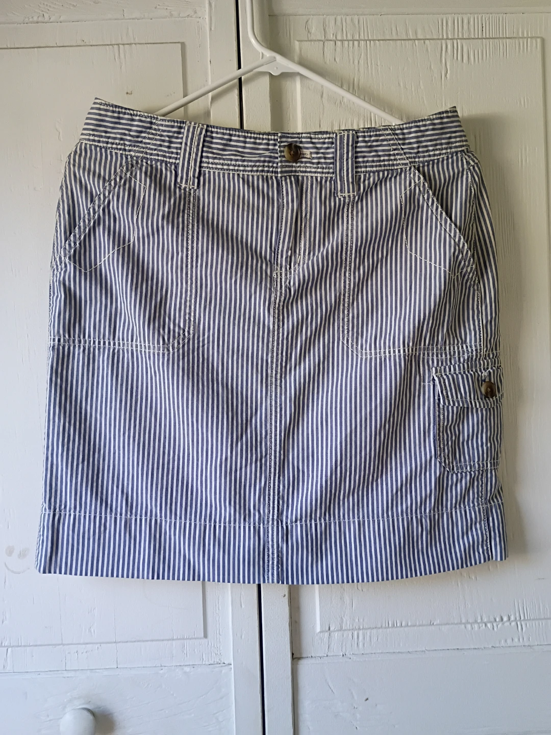 G.H. Bass & Co. Heritage Striped Cargo Skirt Size 4 - photo 2