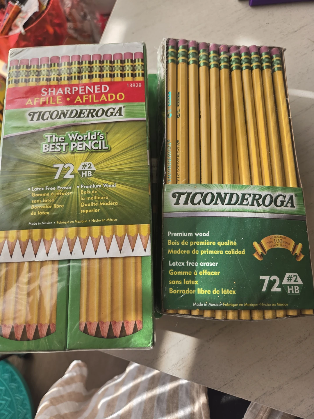Ticonderoga #2 HB Pencils - 72 Count