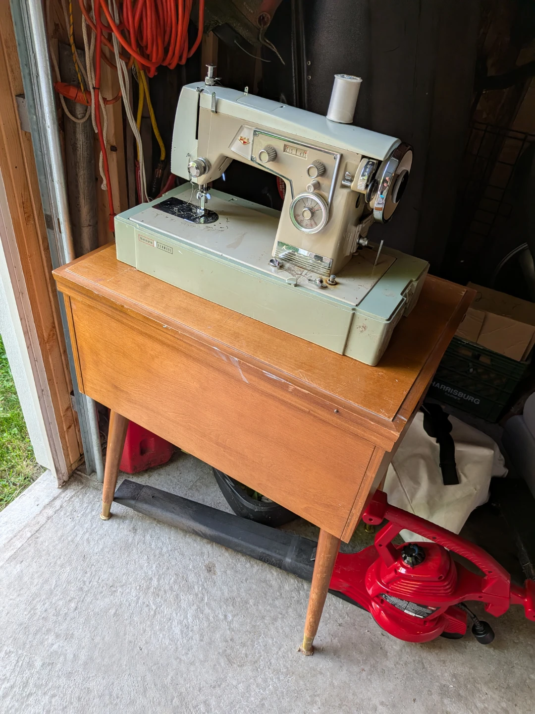 Sears Kenmore Sewing Machine & Table