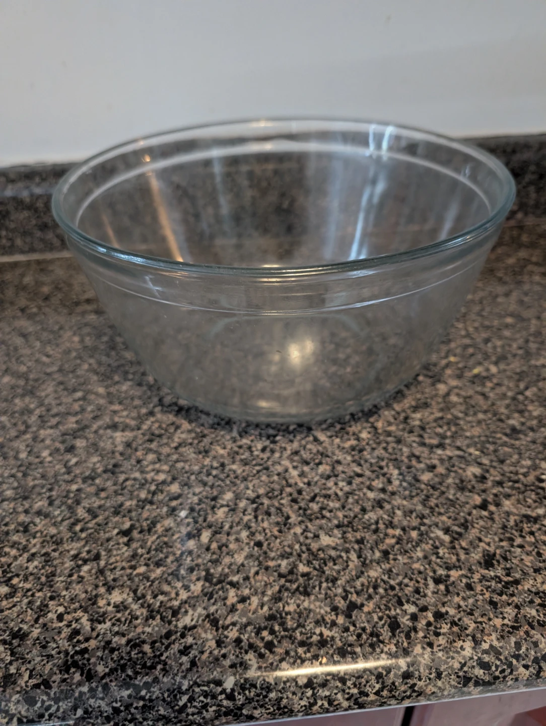 Clear Glass Mixing Bowl