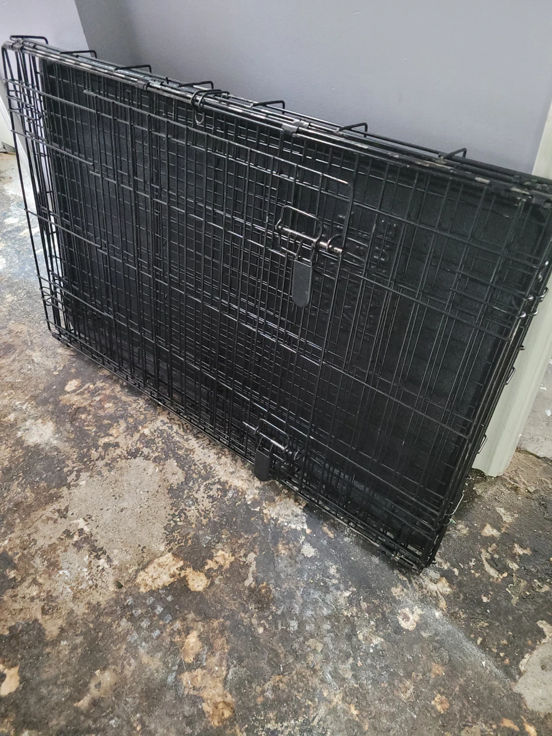 Black Wire Pet Dog Crate