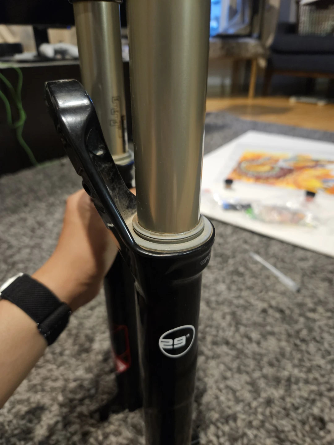 Air Fork - Rockshox Reba RL - 29er, QR, Tapered, 100mm Travel - photo 2