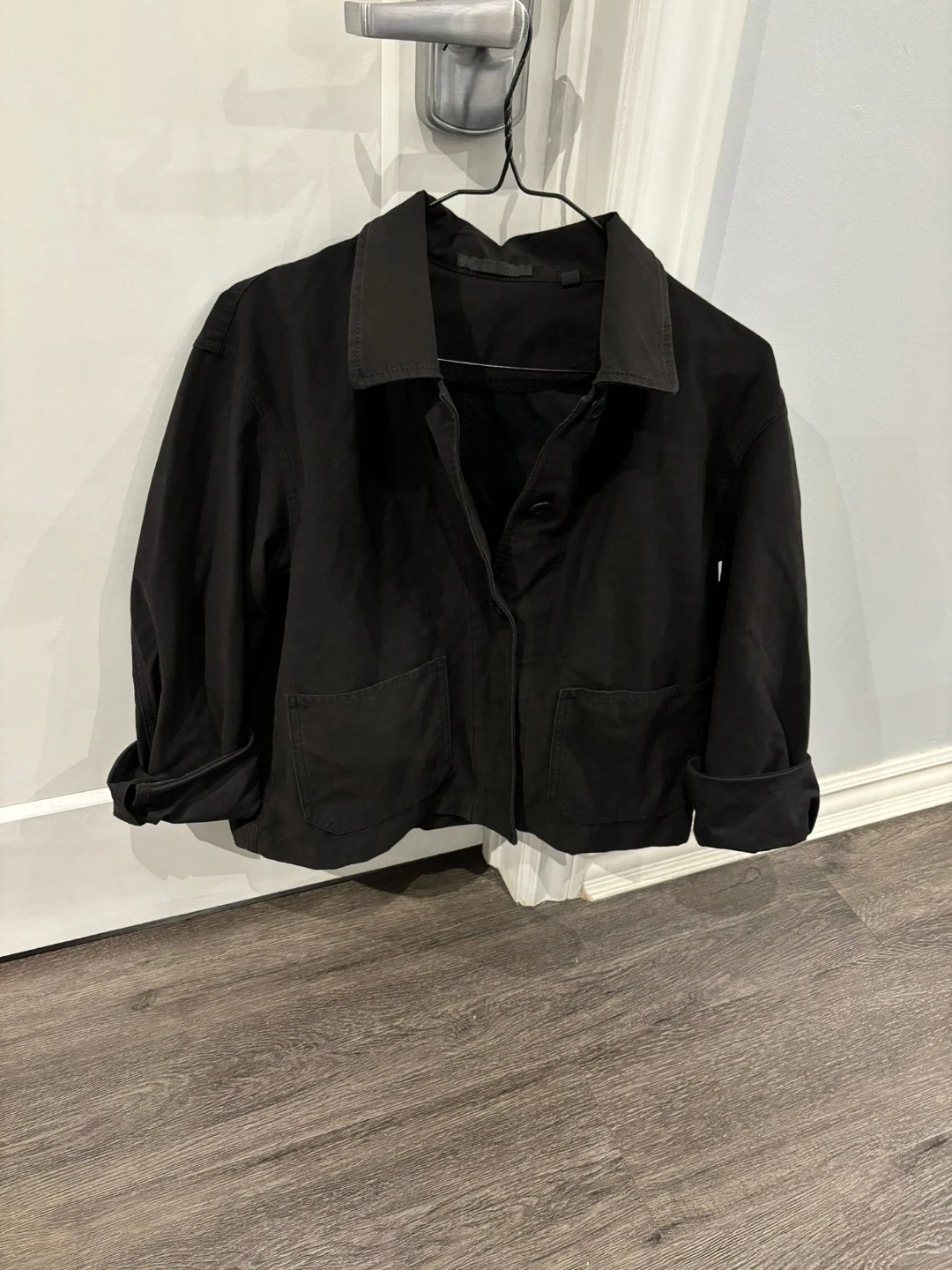 Uniqlo Black Cropped Jacket