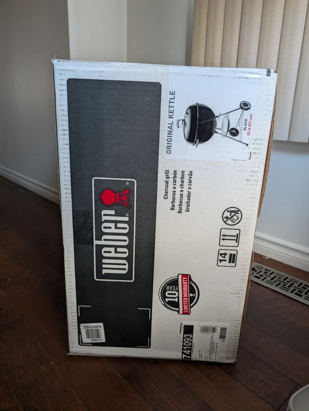 New Weber Original Kettle Charcoal Grill - Black 22 in (57 cm) - photo 2