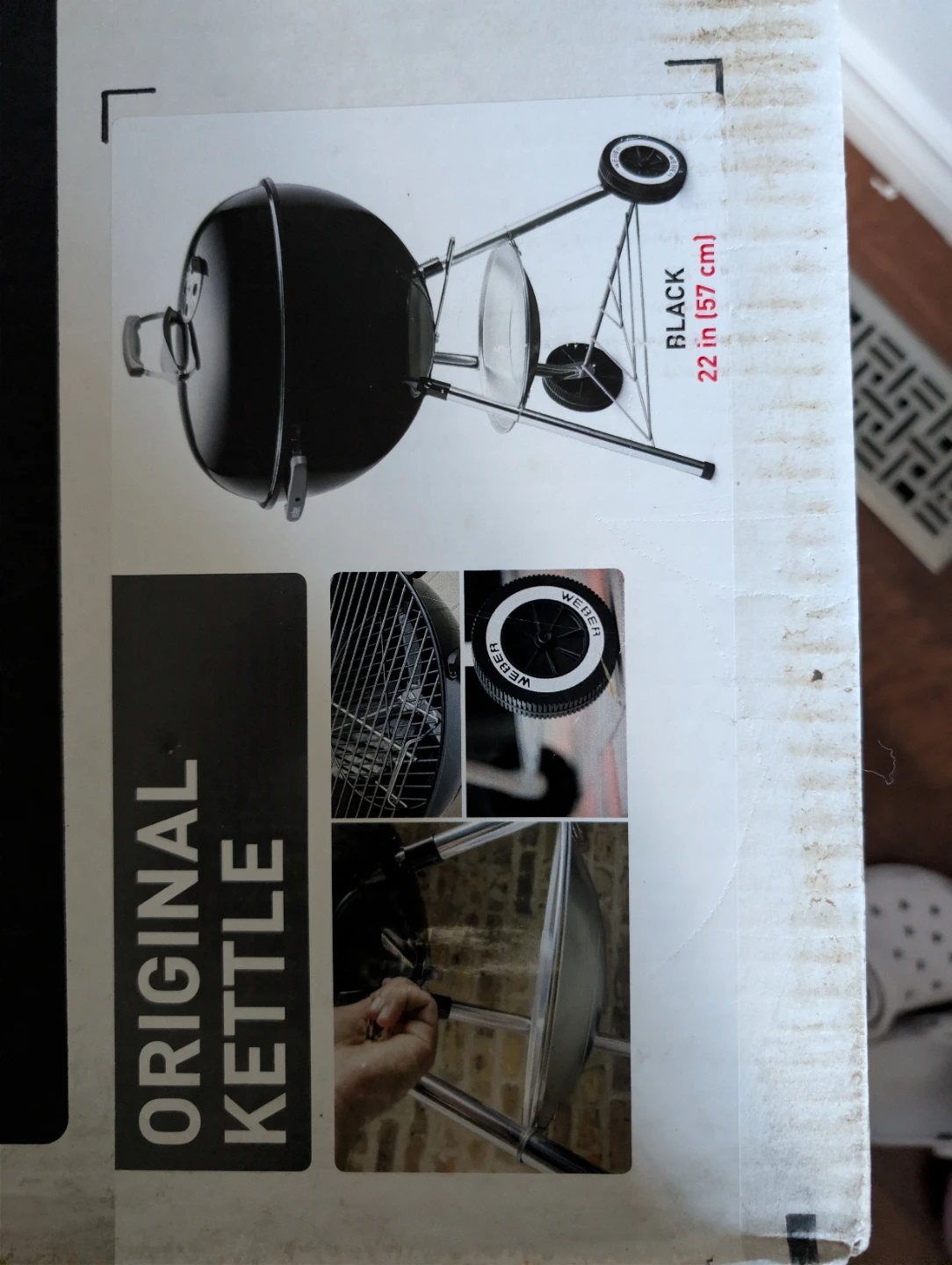 New Weber Original Kettle Charcoal Grill - Black 22 in (57 cm) - photo 3