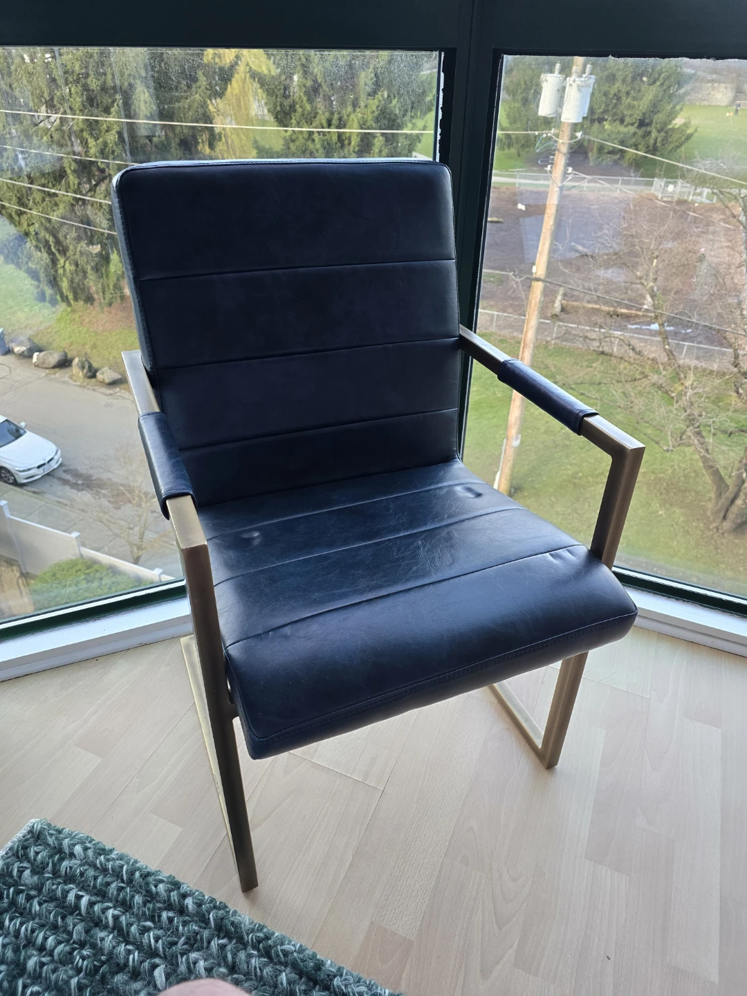 Dark Blue Arm Chair