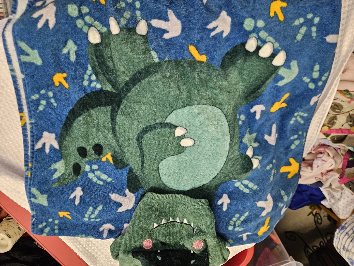 2 Kids' Dinosaur Space Print Towel