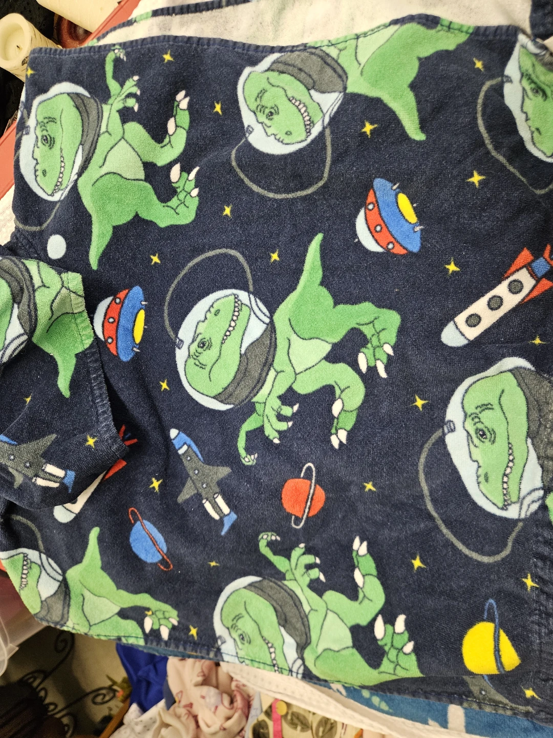 2 Kids' Dinosaur Space Print Towel - photo 2