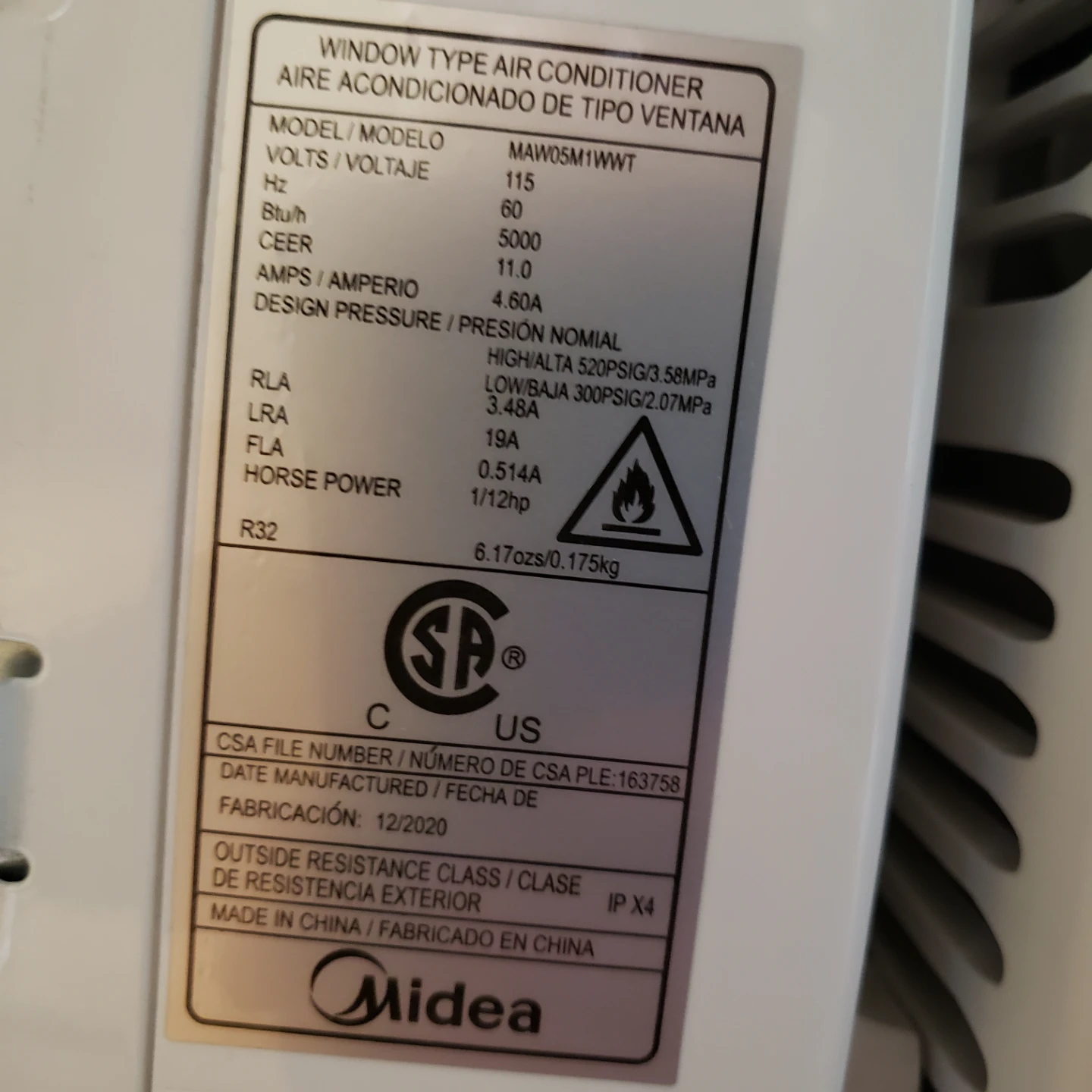 Midea MAW05M1WWT Window Type Air Conditioner - photo 2