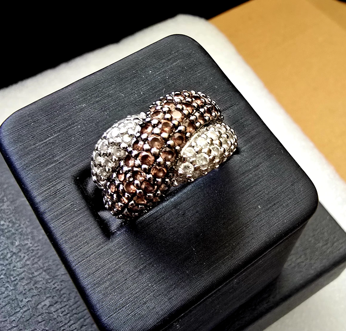 Like new 925 Silver ring so shine ca stones $65 - photo 5