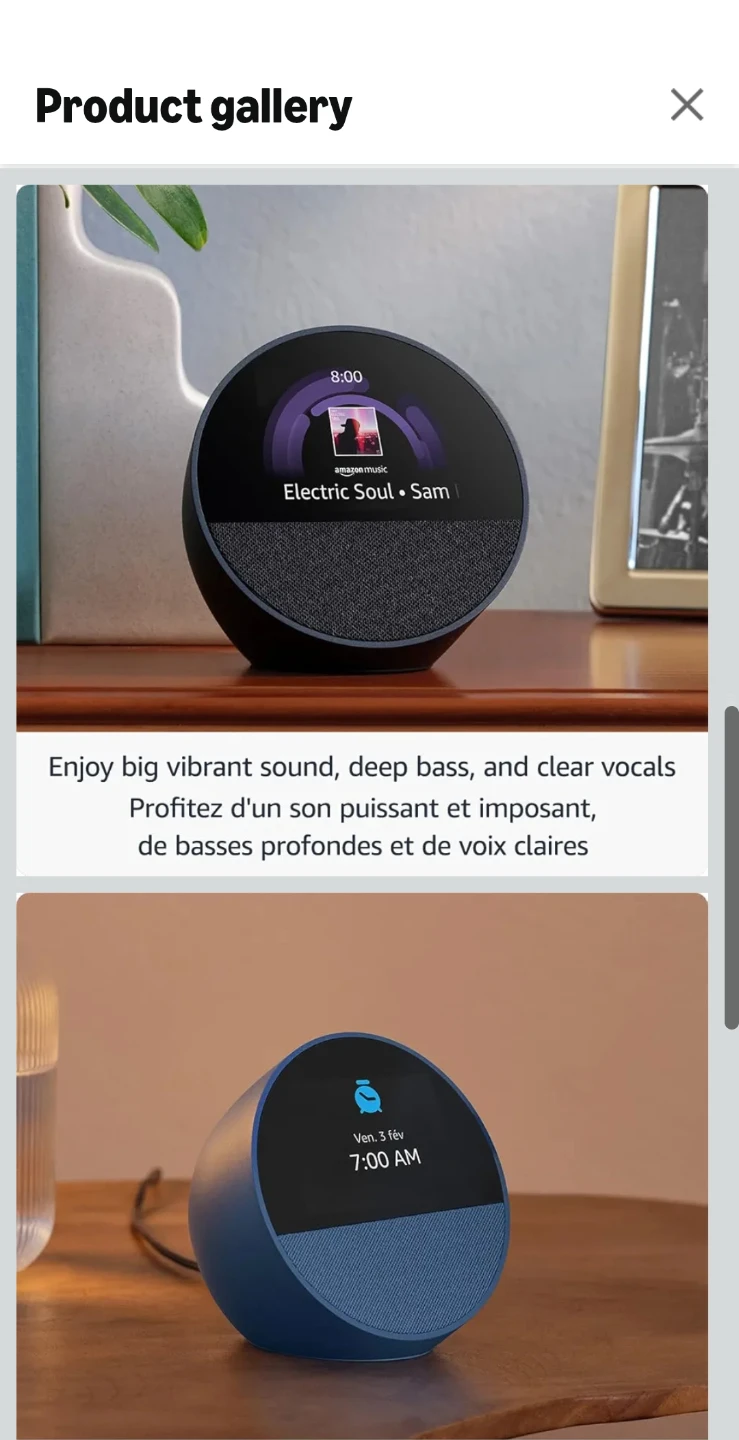 Amazon Echo Spot - Black - photo 5