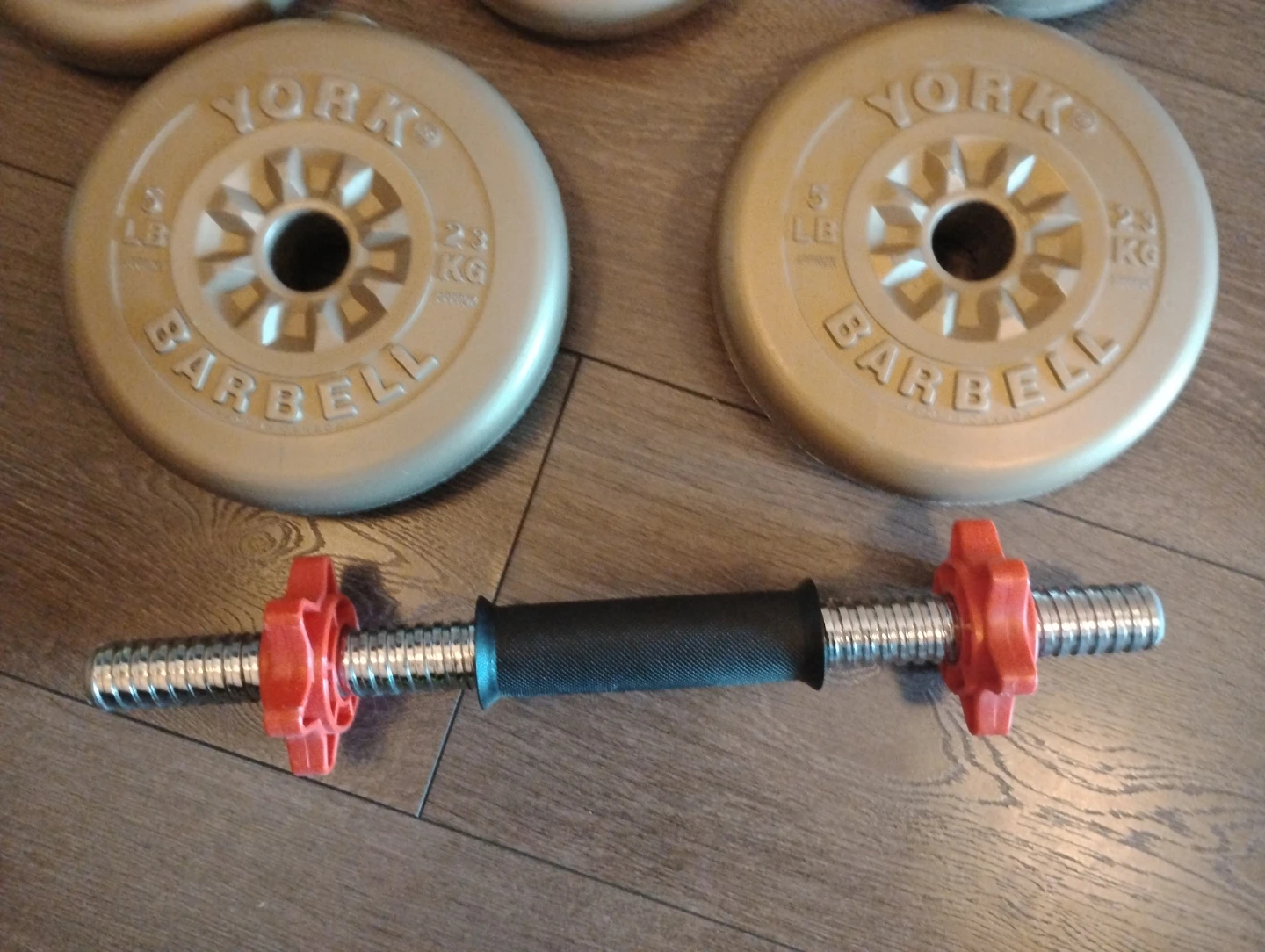 York Barbell Dumbbell Set with Handle - photo 4