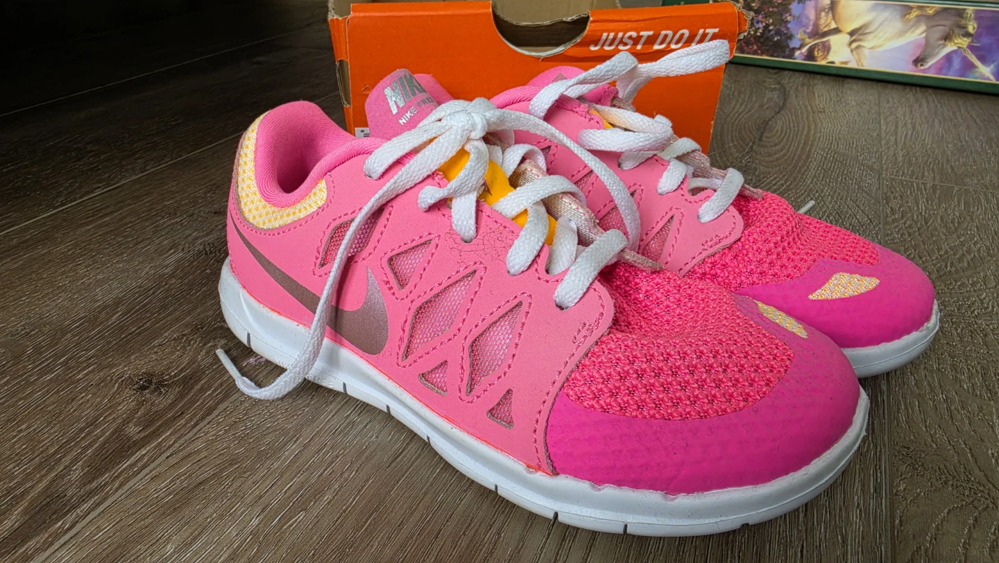 Nike Free RN TD Toddler Shoes - Pink - Size 12.5C