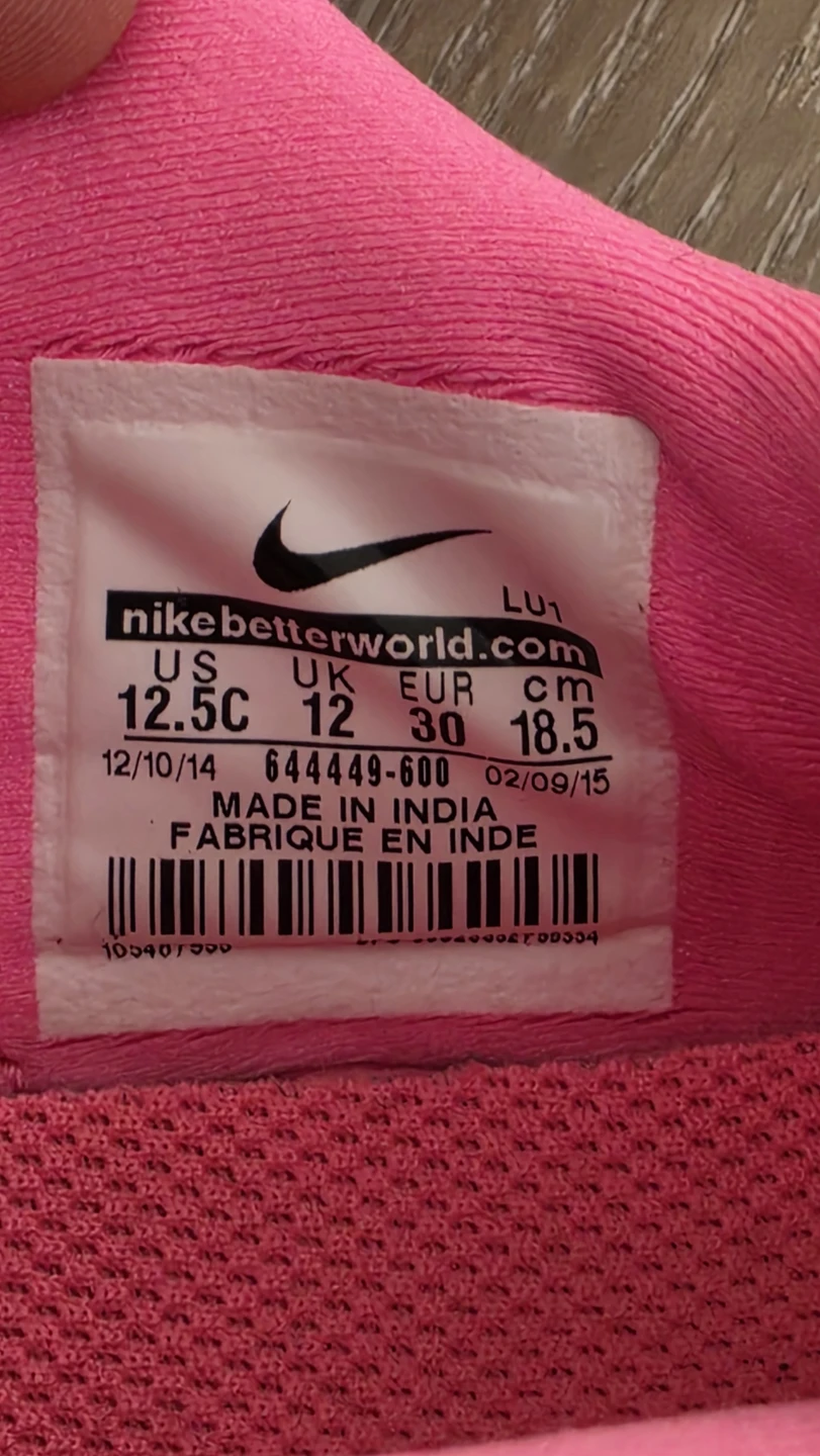 Nike Free RN TD Toddler Shoes - Pink - Size 12.5C - photo 5