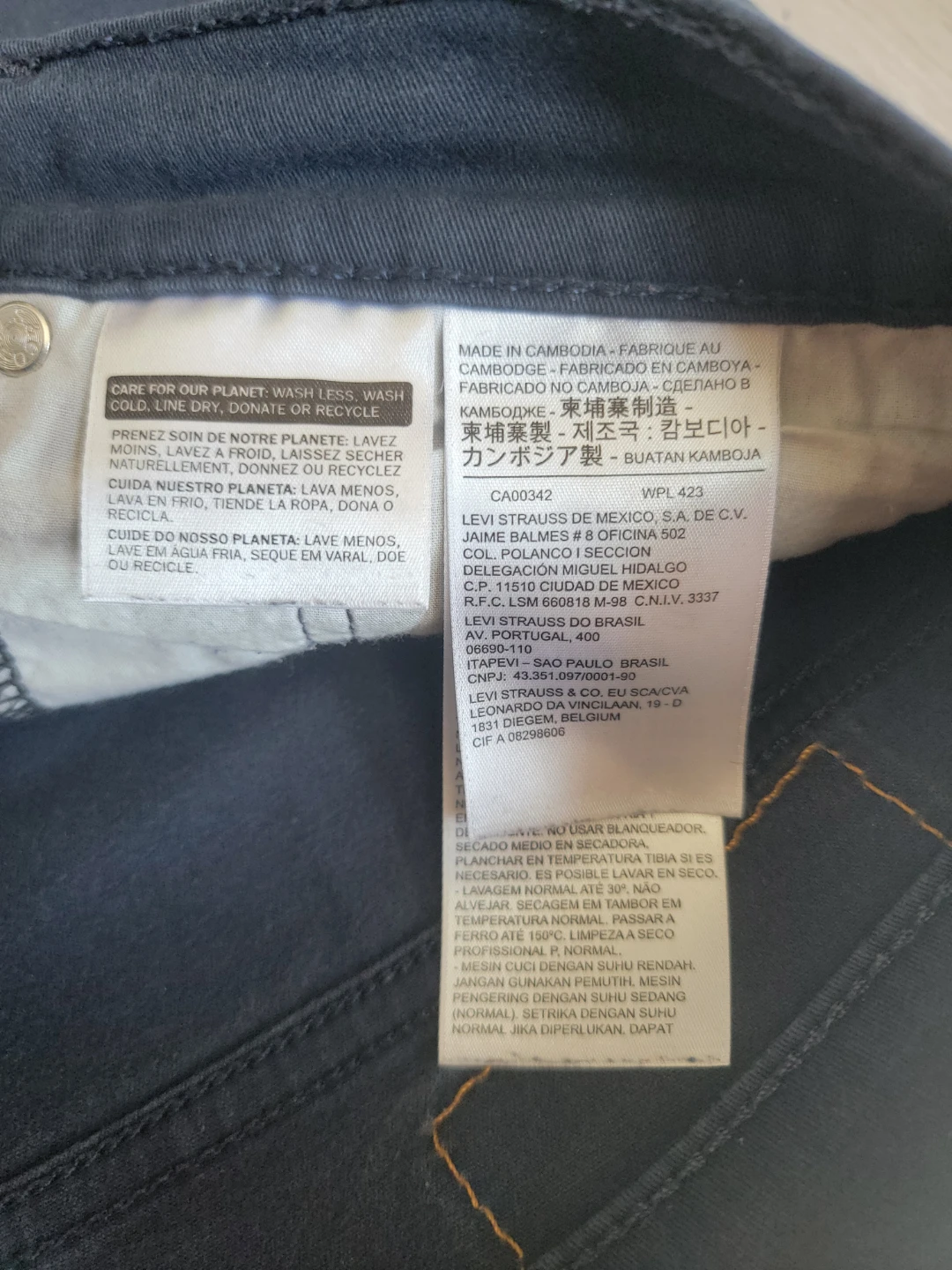 Levi's 511 Dark Wash Jeans - Men's W 34 L 32 - photo 2