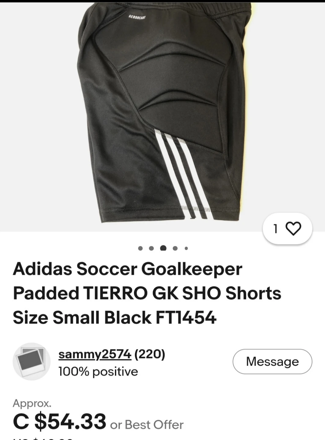 Men's Black Adidas Bike Shorts Size S - photo 2