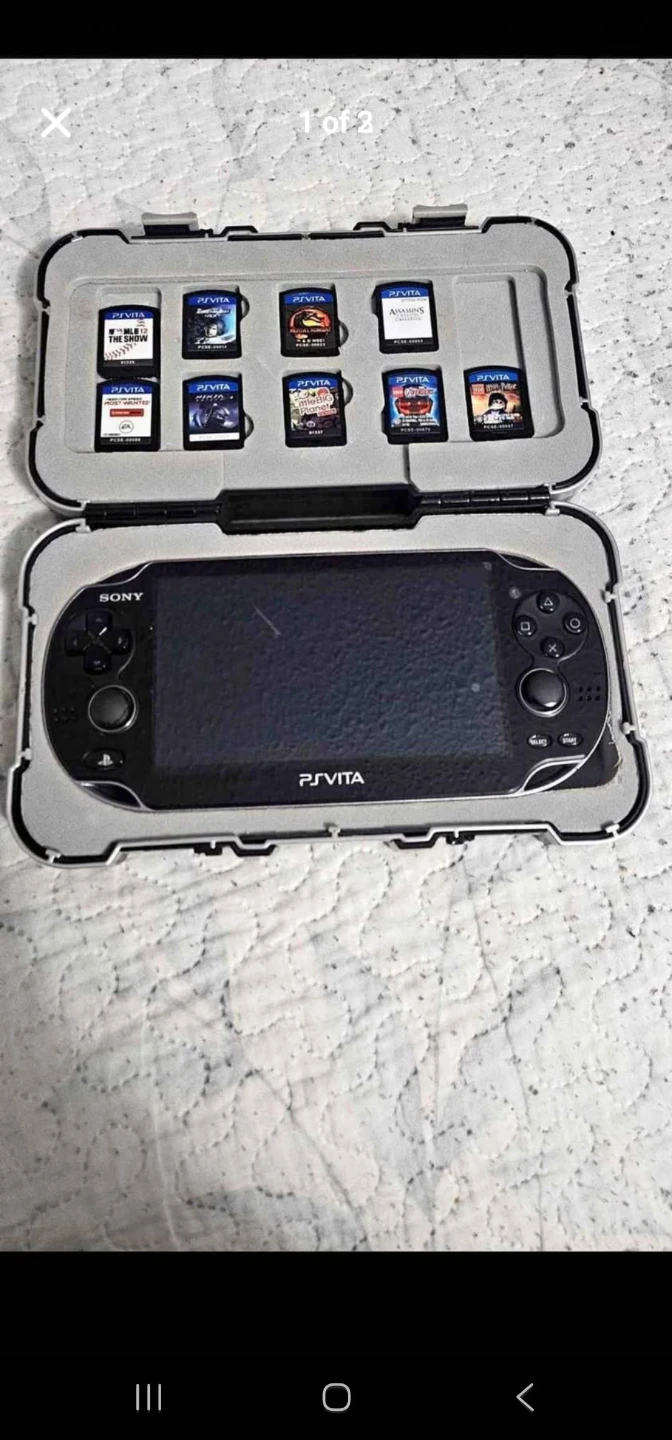 PS Vita  Console with 8 Games