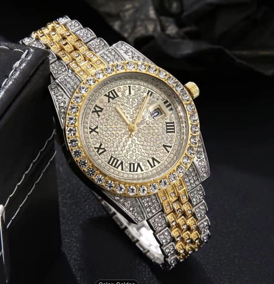 Two-Tone Diamond Accent Watch