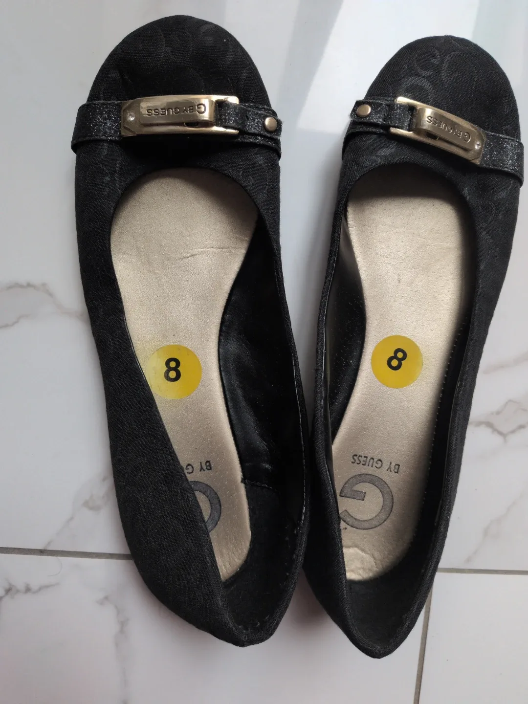 G by Guess Black Ballet Flats Size 8