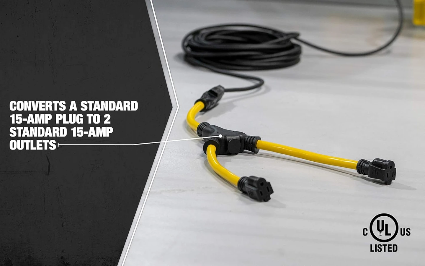 2-Feet Y-Splitter, 1 to 2 Outlets - photo 4