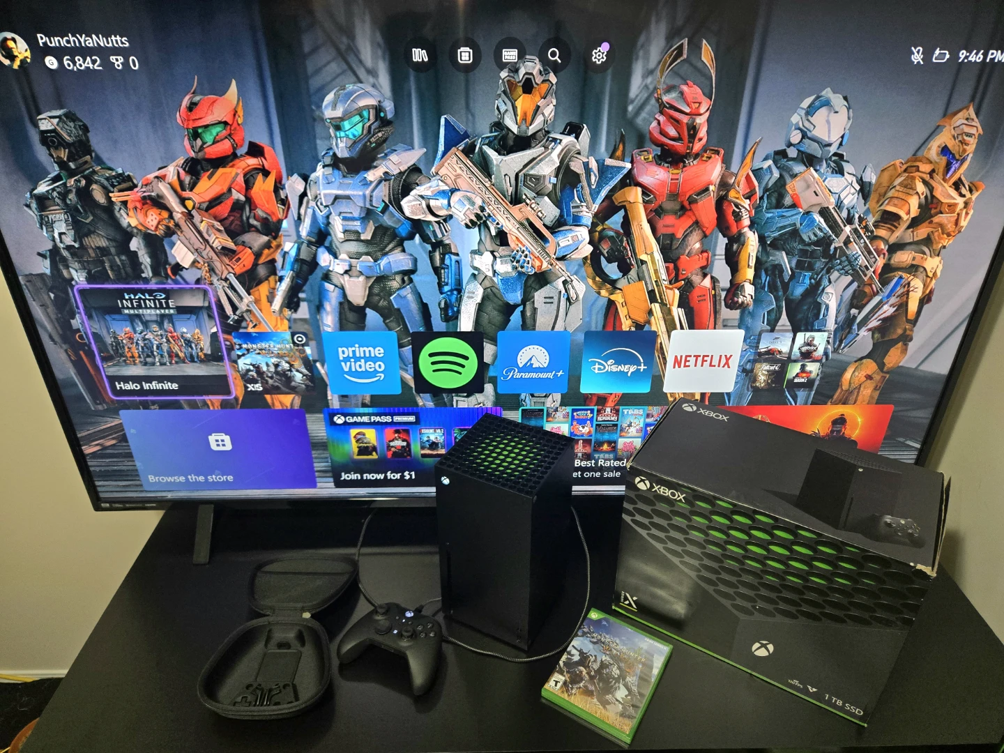 XBOX SERIES X 1TB + ELITE CONTROLLER + MONSTER HUNTER WILDS