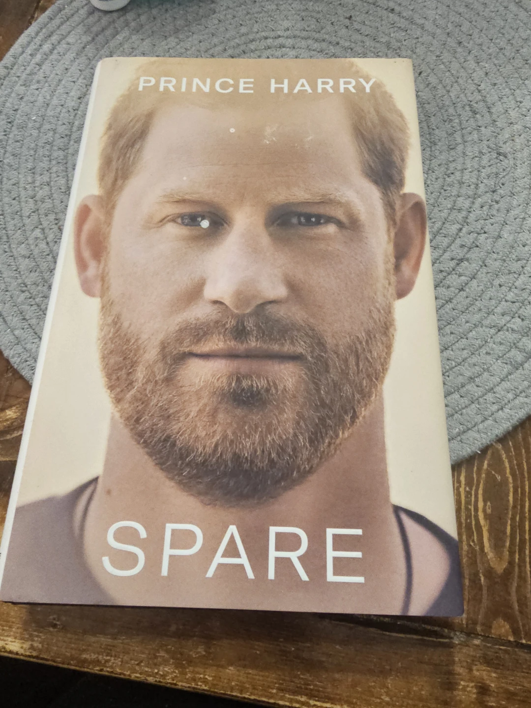 Prince Harry Spare Memoir Book