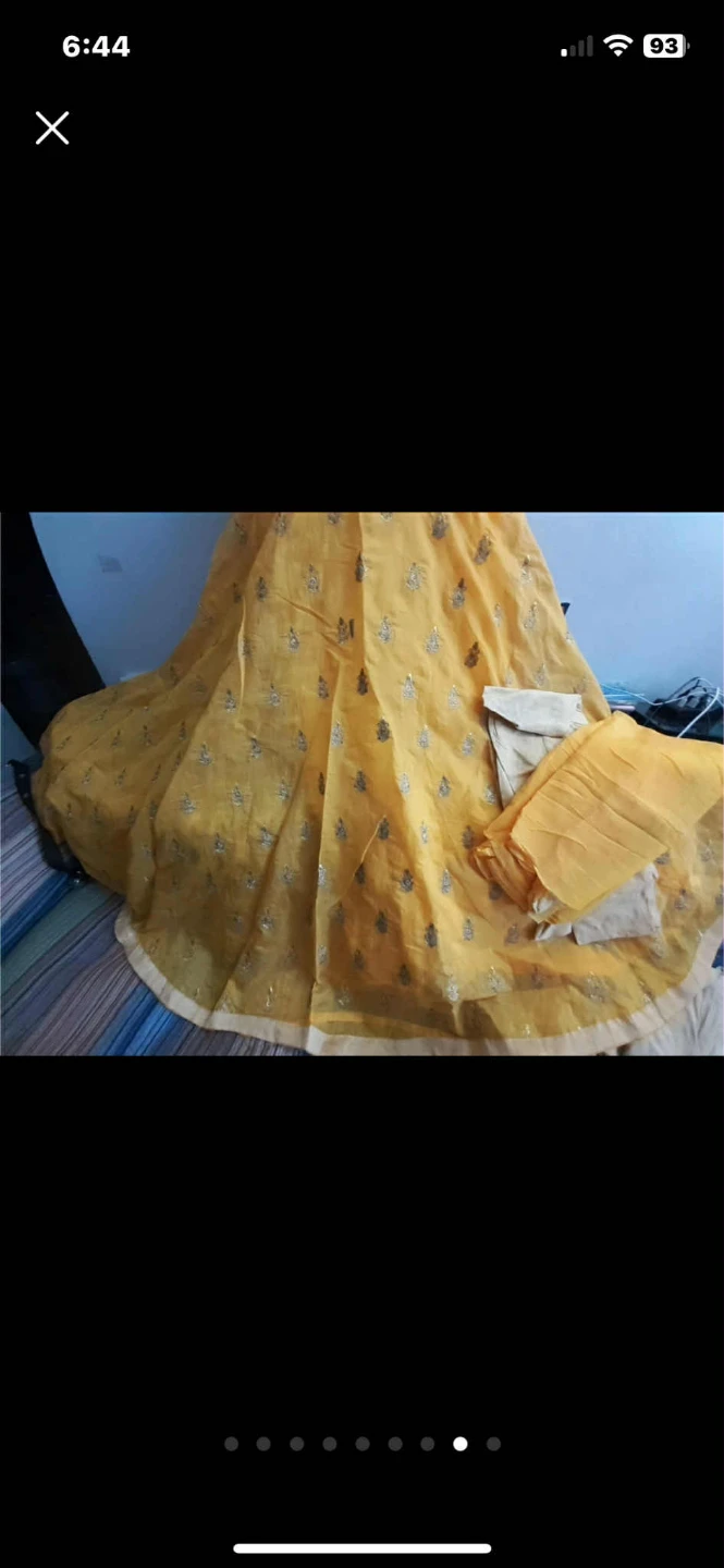 Yellow Embellished Maxi Dress - photo 5