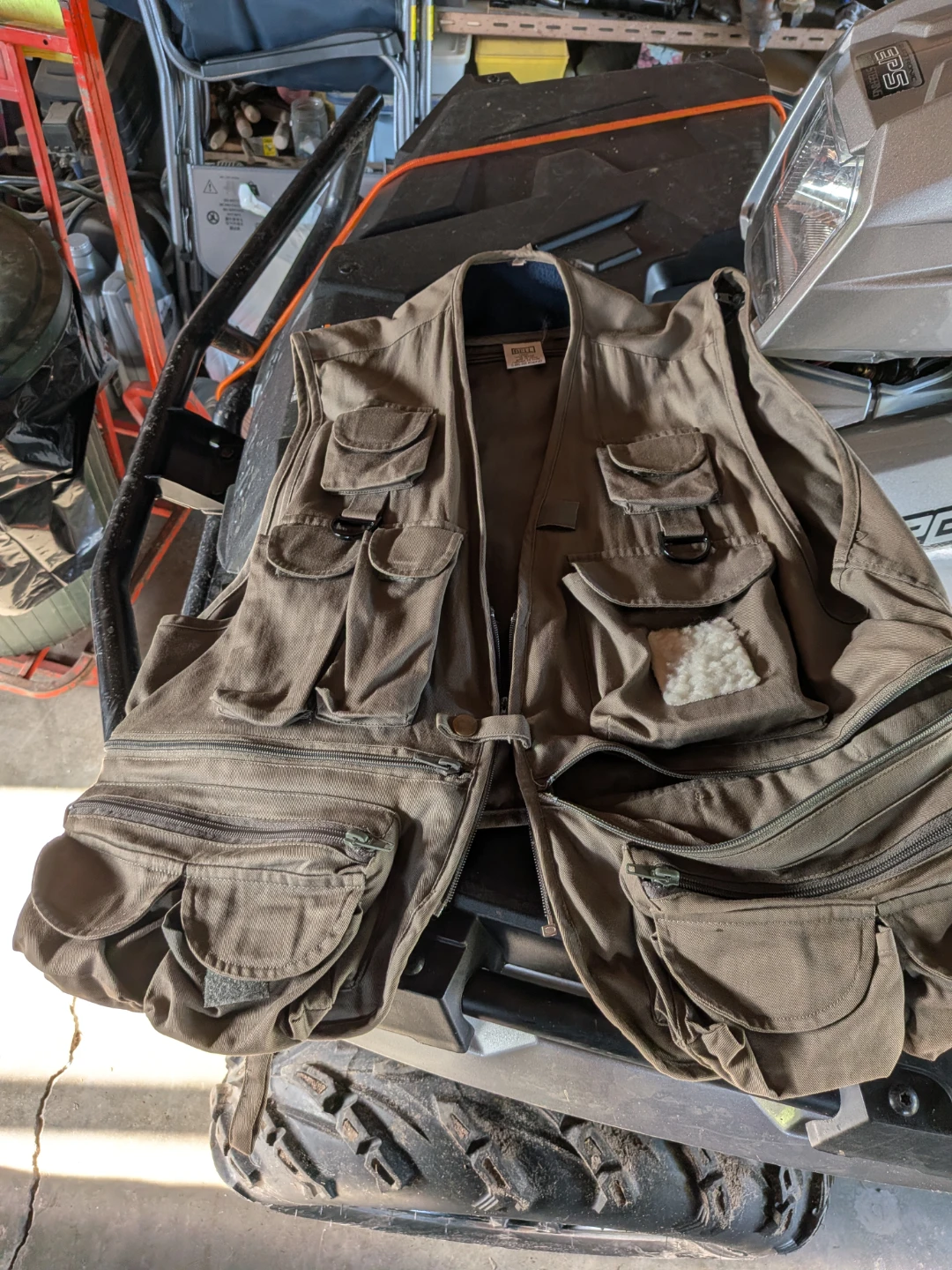 Men's Fishing Vest - Brown