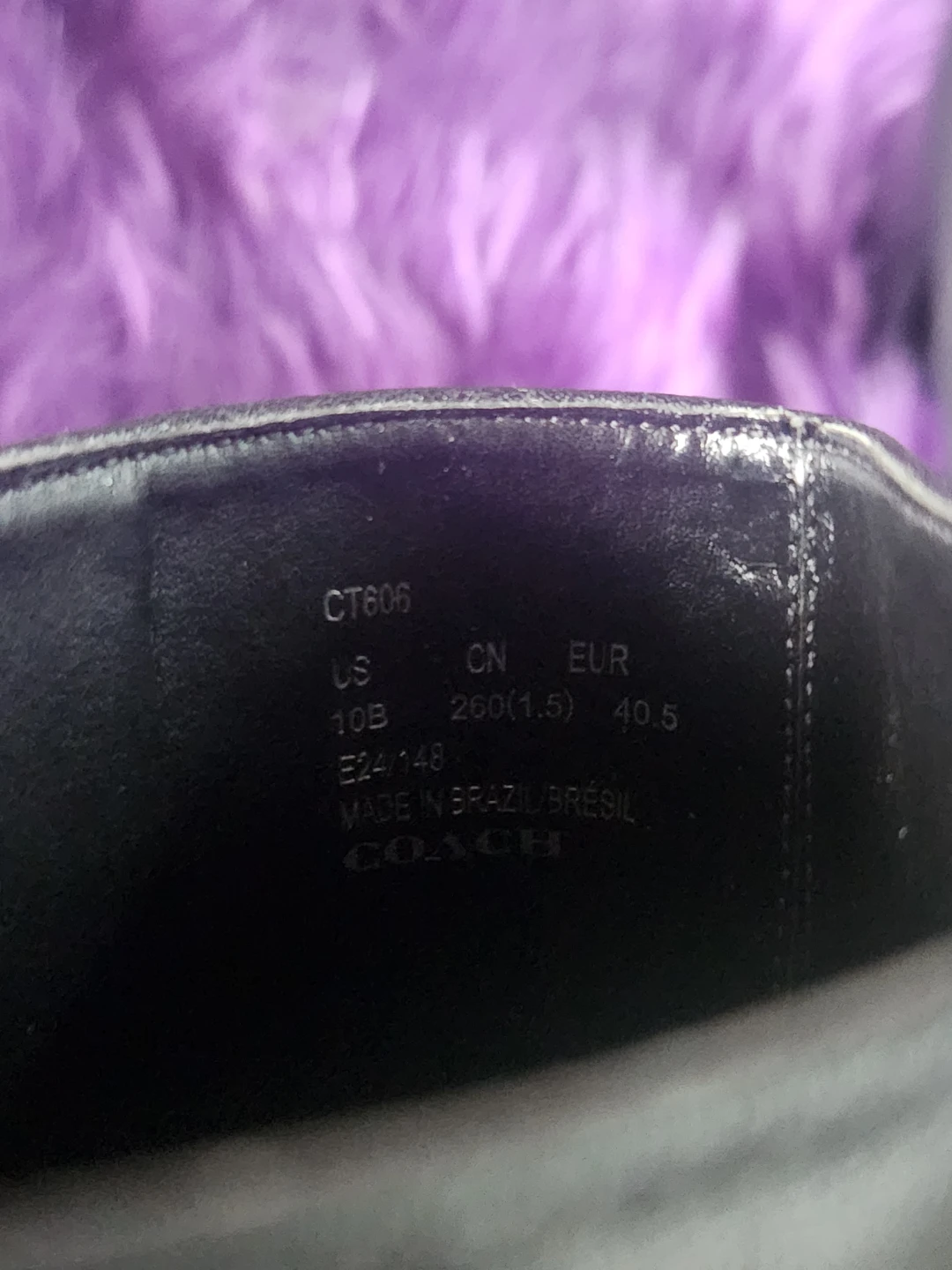 Coach Shana Black Leather Ankle Boots Size 10B - photo 5