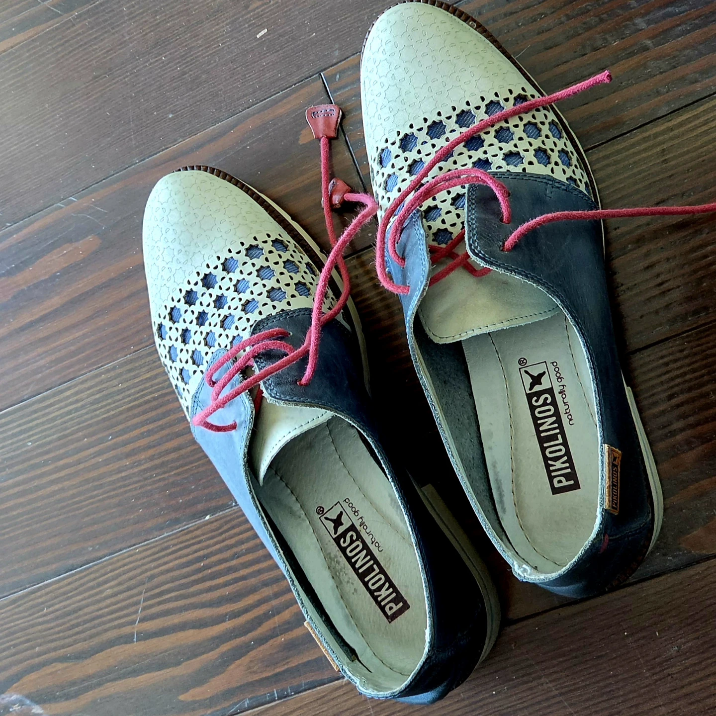 Pikolinos Women's Blue & White Oxfords - photo 4