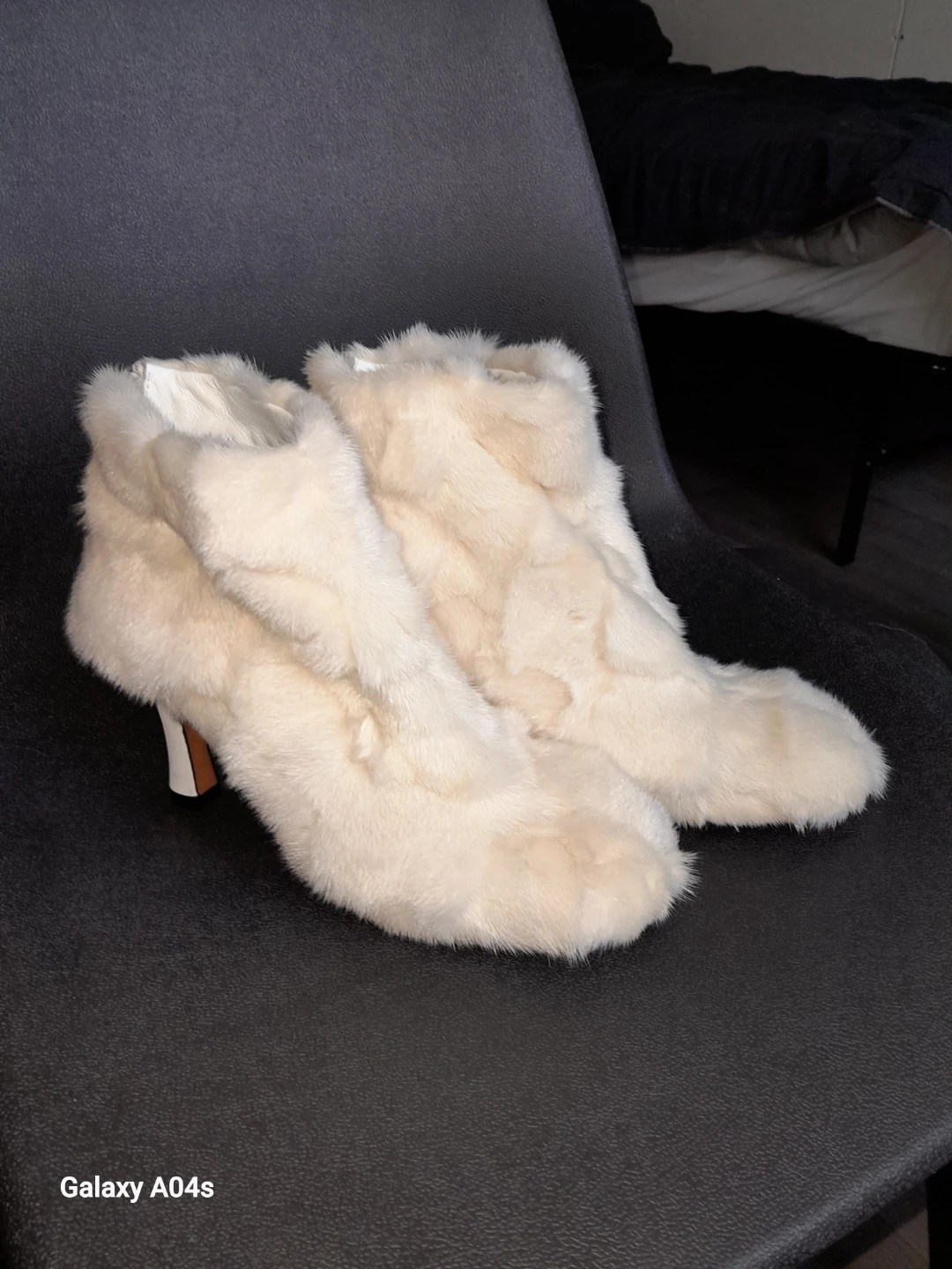 CELINE Paris Fur Ankle Boots - Size 39 - photo 2