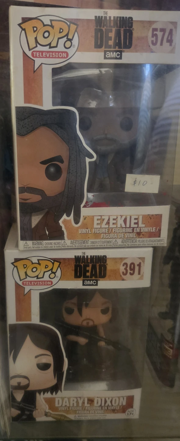 Funko Pop! The Walking Dead Ezekiel & Daryl Dixon Figures