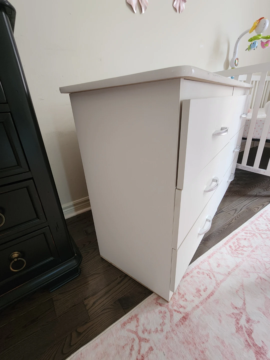 White 6-Drawer Dresser - photo 2