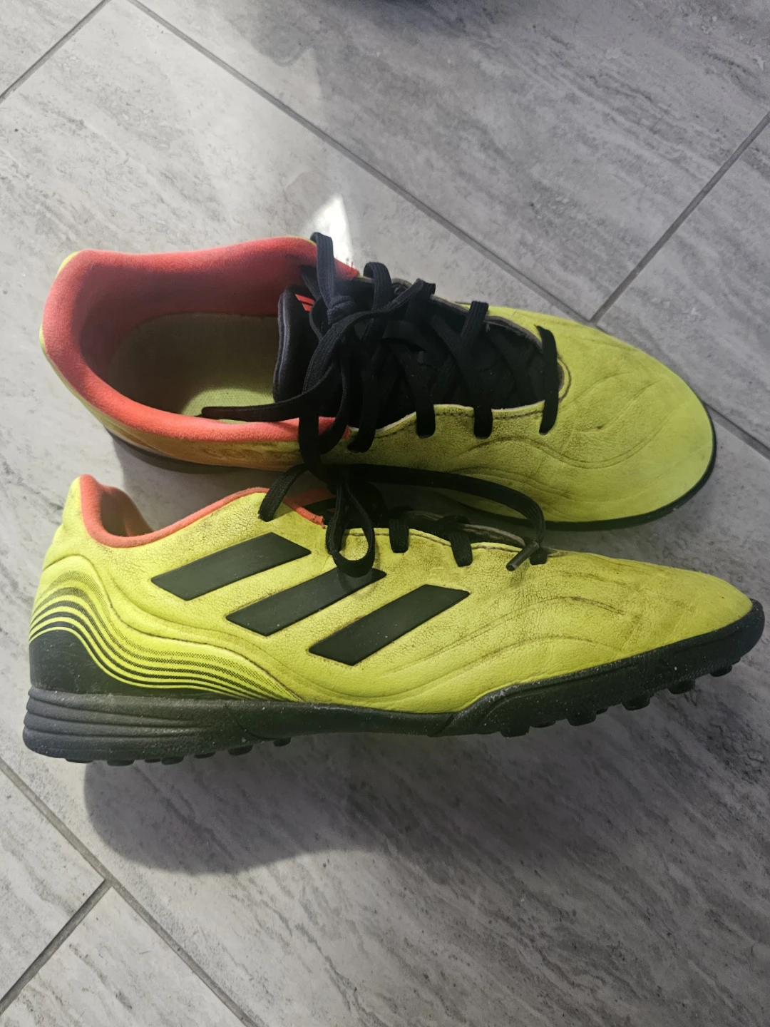 Adidas Copa Soccer Cleats Yellow Men's Size