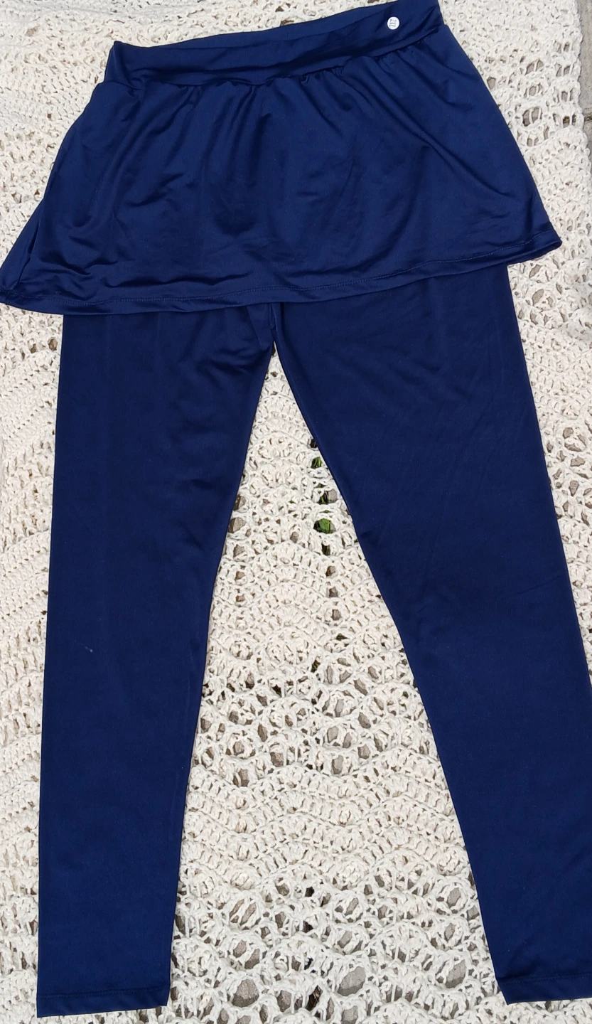 New 2xl Navy Blue Skirt Leggings