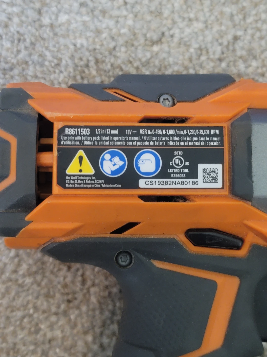 RIDGID 18V Cordless Drill/Driver R8611503 - photo 2