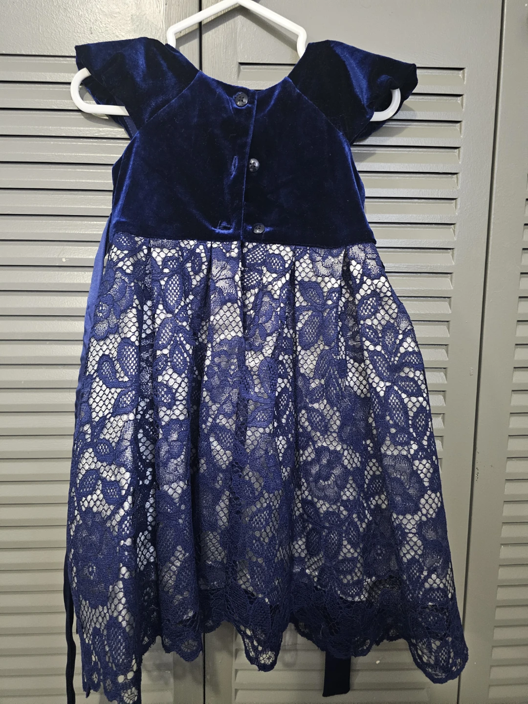Blue Velvet Lace Dress - photo 2