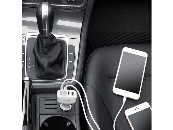 Brand New sealed Amazon Basics 48W 4-Port USB-A Car Fast Charger - photo 4